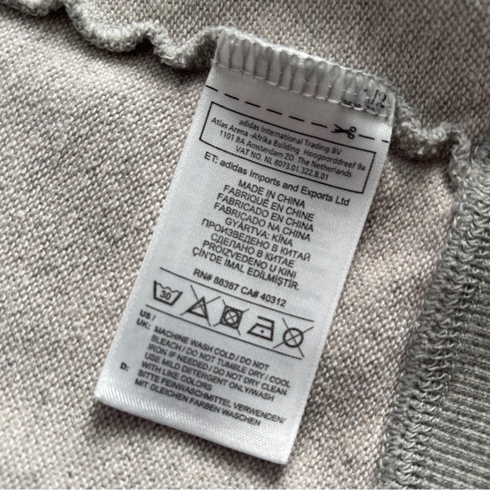 EUC - Adidas Originals XBYO Women’s Full-Zip Bomber Jacket - Gray Small - Picture 7 of 9